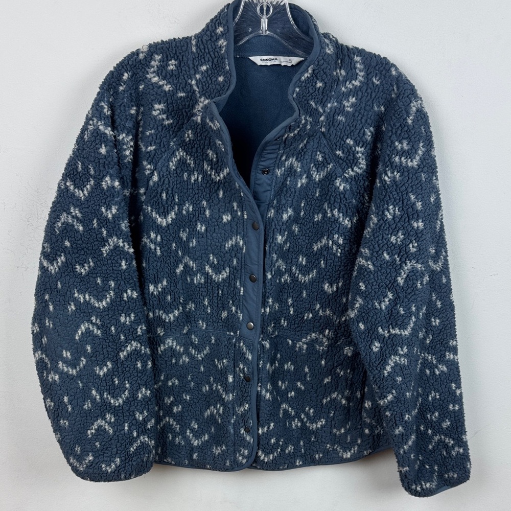 Sonoma Blue and White Women's Jacket